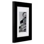 Pinnacle Black Wood Square Floater Picture Frame - Accommodates 8 x 8 or 5 x 5 inch Prints thumbnail 2