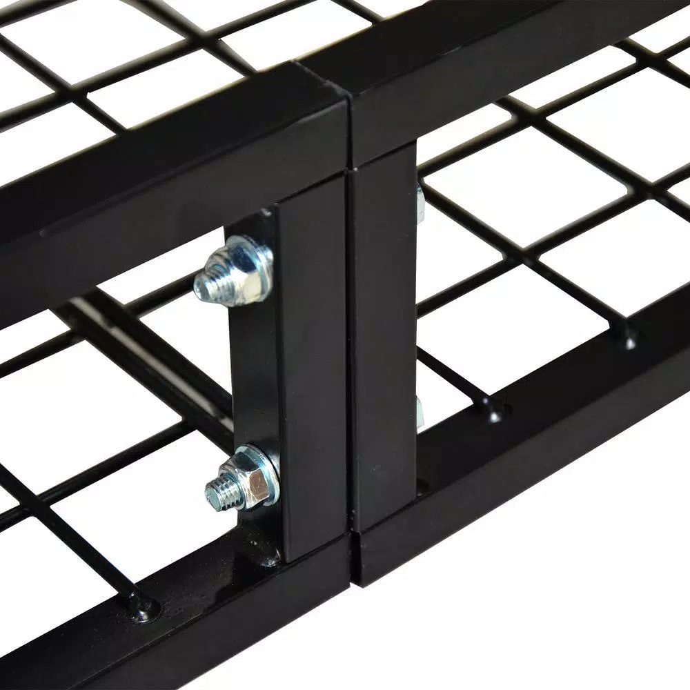 Max Load Heavy-Duty Steel Roof Cargo Basket with Wind Fairing, 165 lbs. Capacity