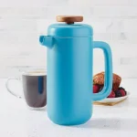 BonJour Aqua Ceramic French Press Coffee Maker, 32 fl. oz. 8-Cup Capacity thumbnail 5