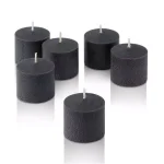 Light In The Dark Black Unscented Votive Candles, 10-Hour Burn Time, Set of 36 thumbnail 2