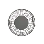 Spectrum Mason Industrial Gray Steel Fruit Bowl Basket with Handles, Farmhouse Style Kitchen Organizer thumbnail 3