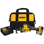 DEWALT ATOMIC 20V MAX Cordless Brushless Compact Reciprocating Saw Kit with 5.0Ah Battery, Charger & Bag thumbnail 1