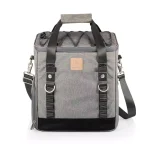 Picnic Time Frontier Heathered Gray Picnic Utility Cooler Bag with Meal Set for Four thumbnail 3