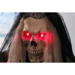 Haunted Hill Farm 5.5 ft. Animatronic Moaning Skeleton Bride Halloween Prop thumbnail 3