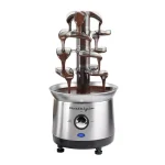 Nostalgia 3-Tier Stainless Steel Cascading Fondue Fountain with Auger-Style Flow thumbnail 5