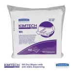 Kimtech Pure W4 Critical Task Wipers, 12 x 12 in, White, 500 Count thumbnail 3