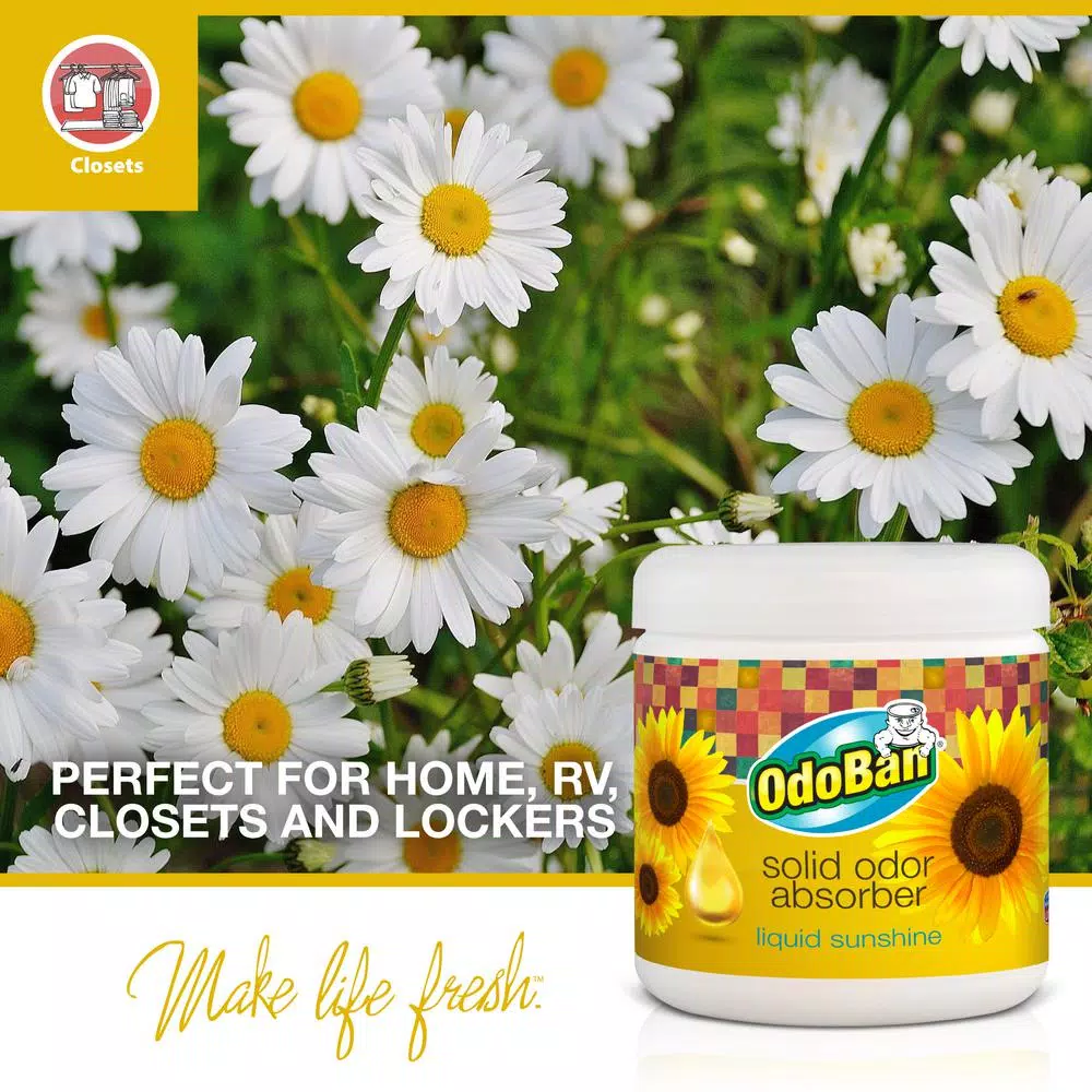 OdoBan Liquid Sunshine Solid Odor Absorber Gel, 14 oz.