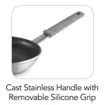 Tramontina Trammontina Professional Fusion 8 in. Aluminum Nonstick Frying Pan, Satin Silver thumbnail 4