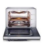 GoWISE USA 1600W 27 Qt. Stainless Steel Electric Pressure Oven with Rotisserie and 10 Programmable Presets thumbnail 3
