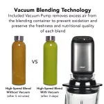 Tribest PBG-5001 Glass Personal Blender with Vacuum Technology, 4-Speed, Chrome thumbnail 2