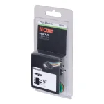 CURT 4-Way Flat Trailer Connector Plug with 12" Color-Coded Wires thumbnail 4