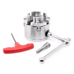 WEN 2.75 in. 4-Jaw Self-Centering Keyed Lathe Chuck Set with 1 in. x 8 TPI Thread thumbnail 2