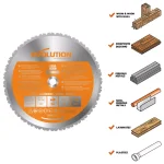 Evolution Power Tools RAGE 14 in. Multipurpose Carbide Circular Saw Blade, 36 Teeth thumbnail 2