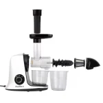 West Bend Cold Press Masticating Juicer, Slow Juicer Extractor for Fruits, Vegetables and Greens, White thumbnail 3