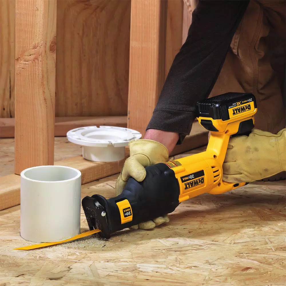 DEWALT 20V MAX Cordless Reciprocating Saw Kit with (2) Batteries (5.0Ah & 6.0Ah) and Charger