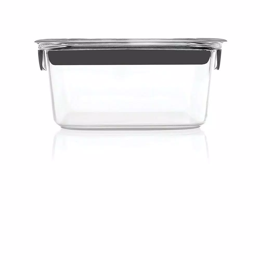 Rubbermaid Brilliance 5-Piece Medium Food Storage Container Set, Leak-Proof & BPA-Free