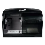 Scott Essential Coreless Double Roll Bathroom Tissue Dispenser, Smoke Gray thumbnail 3