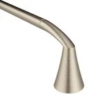 Moen Glyde 24 in. Single Towel Bar in Brushed Nickel thumbnail 1