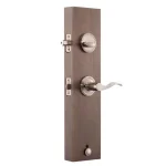 Copper Creek Colonial Handleset with Waverlie Lever Trim, Antique Nickel thumbnail 4