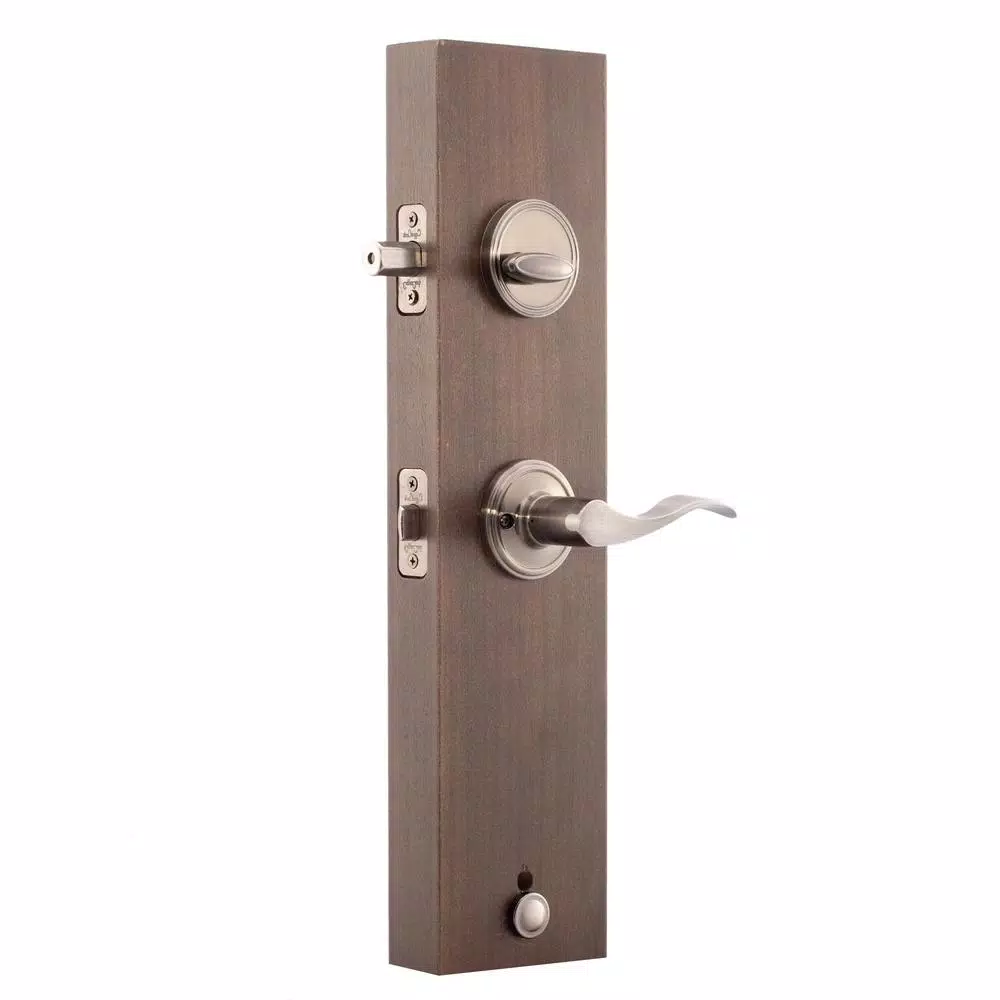 Copper Creek Colonial Handleset with Waverlie Lever Trim, Antique Nickel