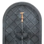 Sunnydaze Decor Messina Resin Lead Solar Outdoor Wall Fountain with Dual Pump Options thumbnail 4