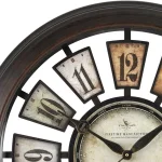 FirsTime & Co. FirsTime 22.5 in. Round Numeral Plaques Wall Clock, Multicolor Modern Quartz Analog thumbnail 3