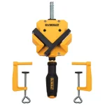 DEWALT 90-Degree Corner Clamp with 2 Table Clamps, 250 lb. Clamping Force thumbnail 1