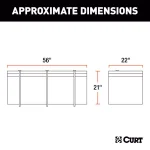 CURT 56" x 22" x 21" Water Resistant Hitch Cargo Bag, 15 cu. ft. Storage thumbnail 3