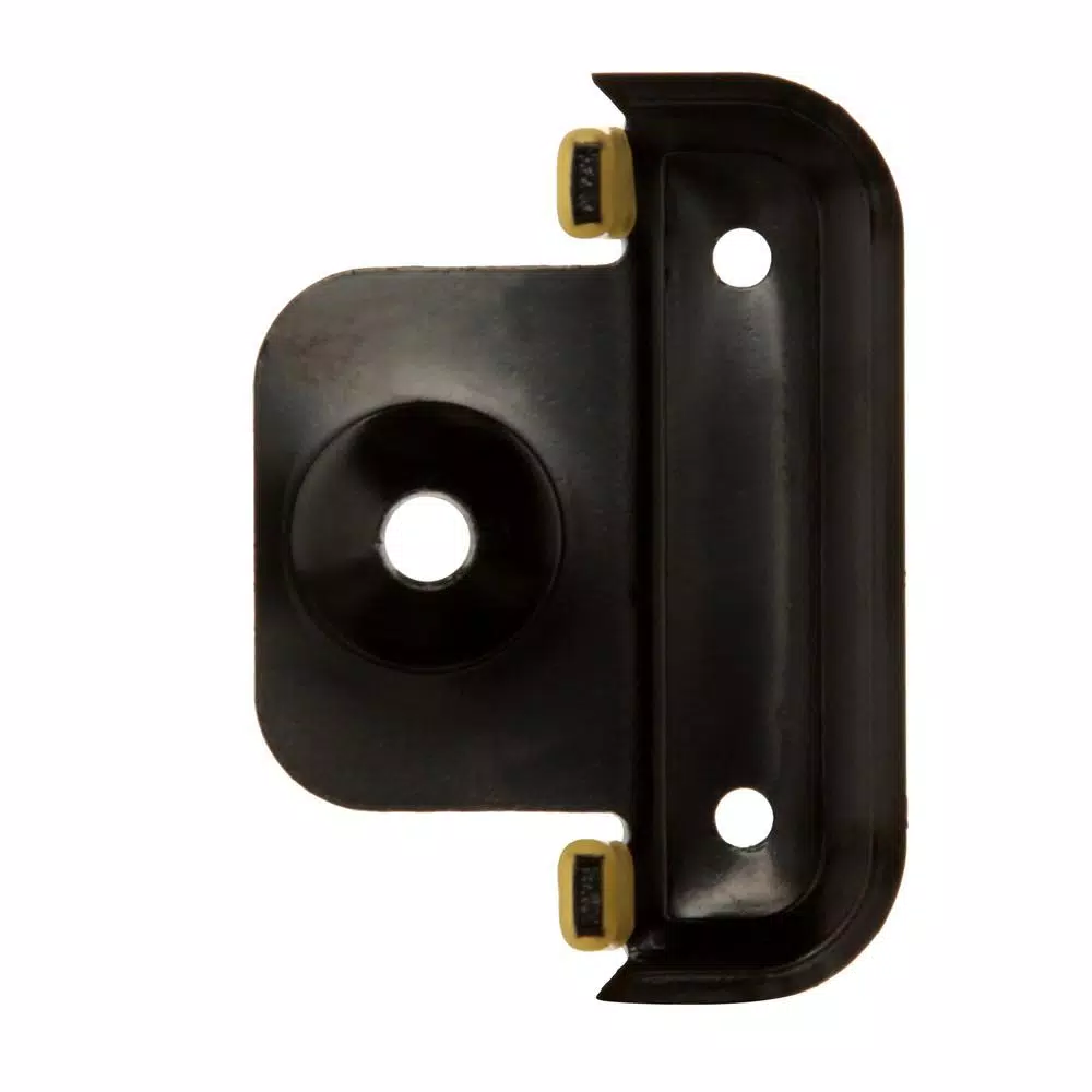 Everbilt 3-1/2 in. x 5/8 in. Radius Black Steel Butt Marker for Door Installation