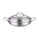 Cuisinart Chef's Classic 12 in. Stainless Steel Frying Pan with Flavor Lock Lid thumbnail 3