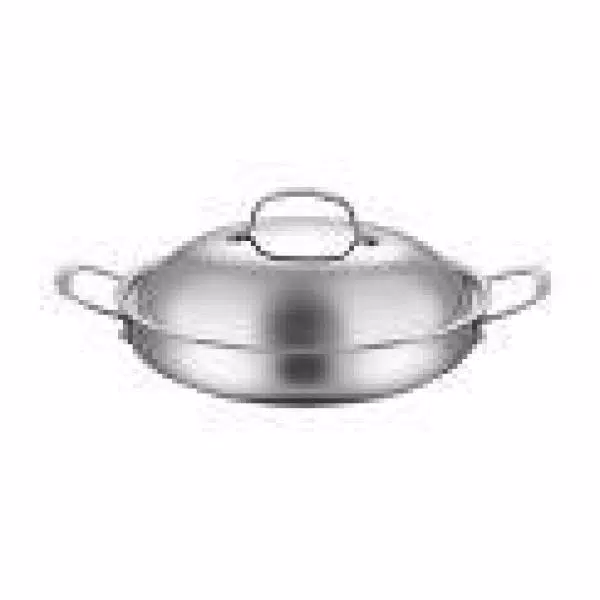 Cuisinart Chef's Classic 12 in. Stainless Steel Frying Pan with Flavor Lock Lid