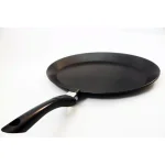 ExcelSteel 11 in. Cast Aluminum Nonstick Oval Frying Pan, Black thumbnail 4