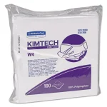 Kimtech Pure W4 Critical Task Wipers, 12 x 12 in, White, 500 Count thumbnail 1