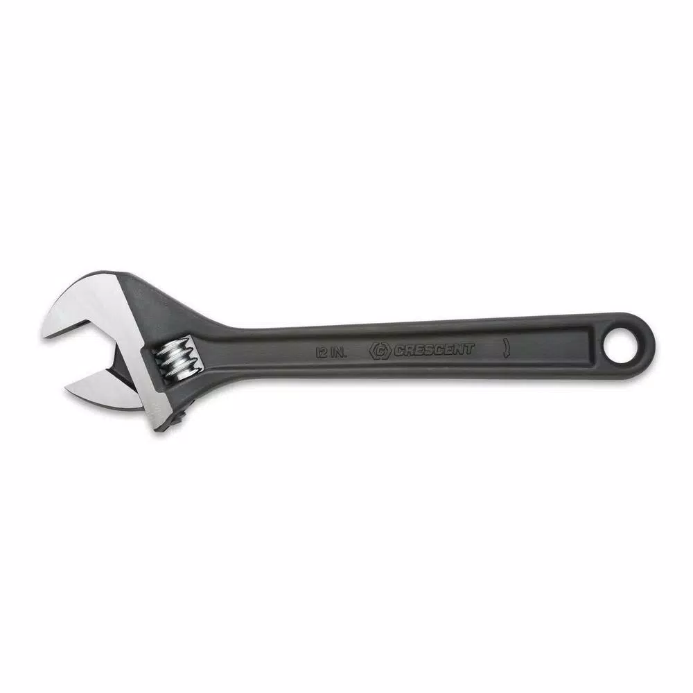 Crescent 12 in. Adjustable Wrench, Alloy Steel with Laser Etched Scale