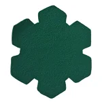 Unbranded Snowflake Holiday Surface Pads (Pack of 2) - Reversible Plant Protection Mats thumbnail 1