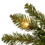 National Tree Company 7.5 ft. Kingswood Fir Pencil Artificial Christmas Tree with 350 Warm White Clear Lights thumbnail 4