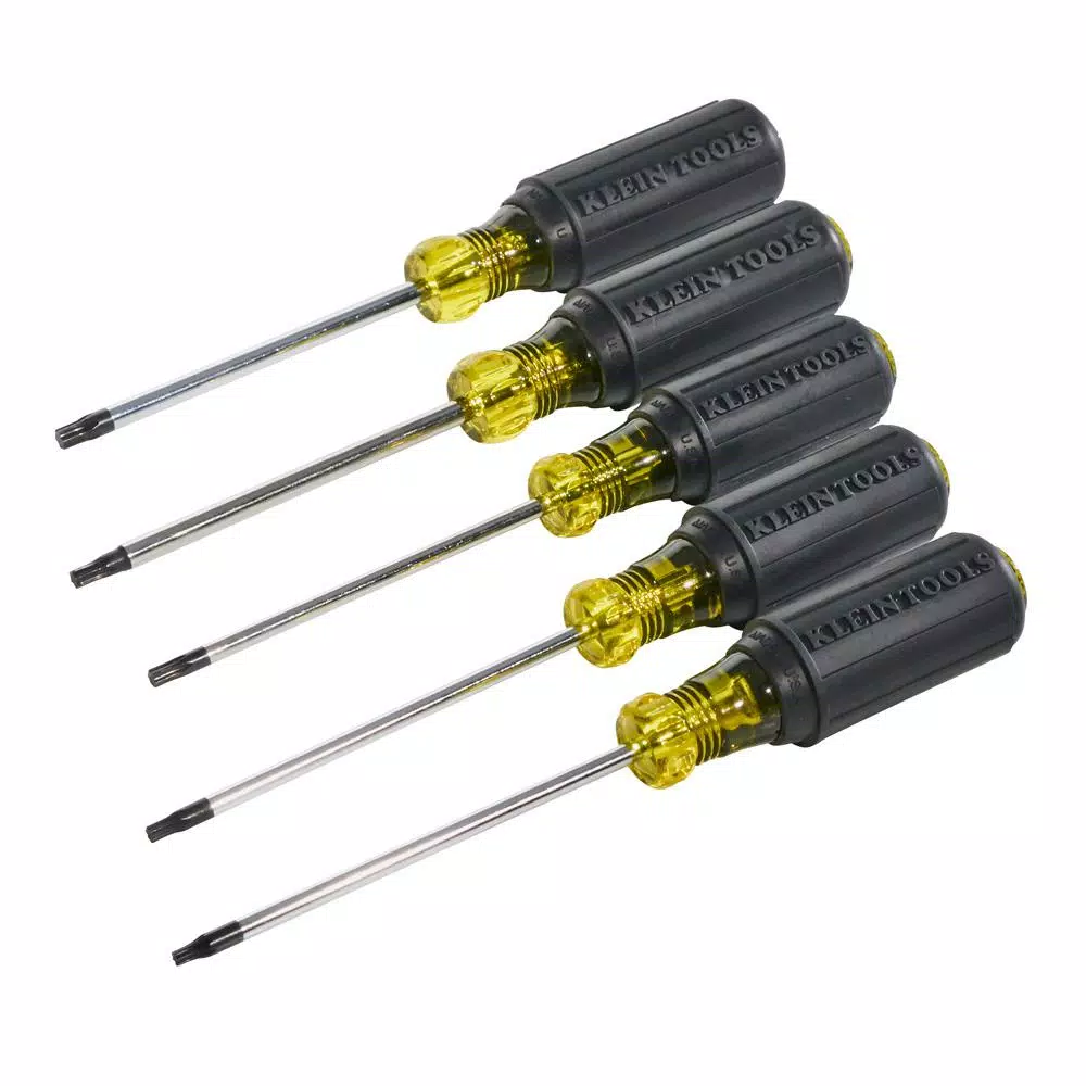 Klein Tools 5-Piece Torx Screwdriver Set with Cushion Grip Handles