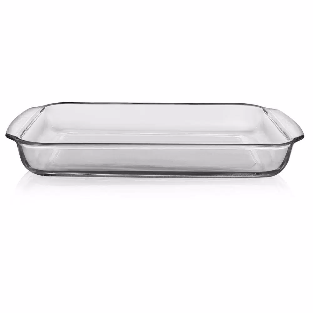 Libbey Baker's Premium 9x13 inch Glass Casserole Bake Dish, 4.2 Quart