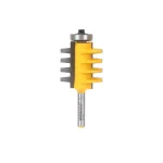 Yonico 1-1/4 in. Carbide Tipped Finger Joint Router Bit, 1/4 in. Shank thumbnail 1