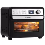 Costway 23 Qt. 12-in-1 Air Fryer Oven with Rotisserie, 1700W Convection Toaster Oven, Black thumbnail 1