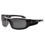 Ergodyne Skullerz Dagr Smoke Lens Black Safety Glasses - ANSI Z87.1+ Ballistic Impact Rated thumbnail 1