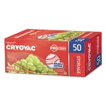 Cryovac Resealable Food Storage Bags, 1 Qt., 50-Pack thumbnail 1