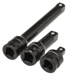 Husky 3-Piece Impact Accessory Set, 1/2 in. Drive Extensions and Adapter thumbnail 2