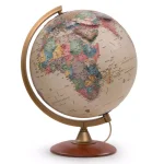 Waypoint Geographic Colombo 12 in. Raised Relief Desktop Globe with Illumination and Hardwood Base thumbnail 1