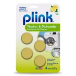 Plink Washer and Dishwasher Freshener and Cleaner Tablets, Fresh Lemon, 12-Pack thumbnail 1