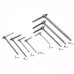 Capri Tools 8-Piece Metric Sliding T-Handle Hex Wrench Set with Mechanic's Tray thumbnail 2
