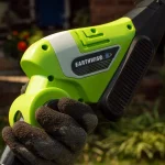 Earthwise 20V Cordless Pole Hedge Trimmer, 20 in. Blade, 2 Ah Battery and Charger Included thumbnail 3