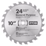 RYOBI 10 in. 15 Amp Expanded Capacity Table Saw with Rolling Folding Stand thumbnail 5