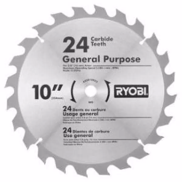 RYOBI 10 in. 15 Amp Expanded Capacity Table Saw with Rolling Folding Stand