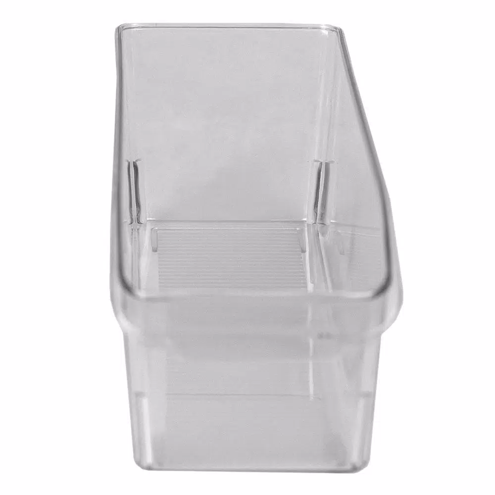 Unbranded Nestable Multi-Purpose Large Clear Plastic Fridge Bin, Shatter-Resistant Organizer